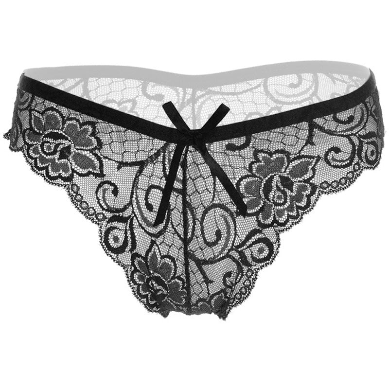 Black Lace Panties - One Size